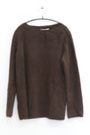 SWAYING 25 Fall/Winter Collection: Crew Neck Yak Wool Sweater SW-SW25AW1T39C3S4-SZ, Dark Brown